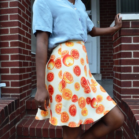 🍊 Citrus Skater Skirt 🍊 - Picture 5 of 6